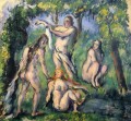 Vier Badende 2 Paul Cezanne Nacktheit Impressionismus